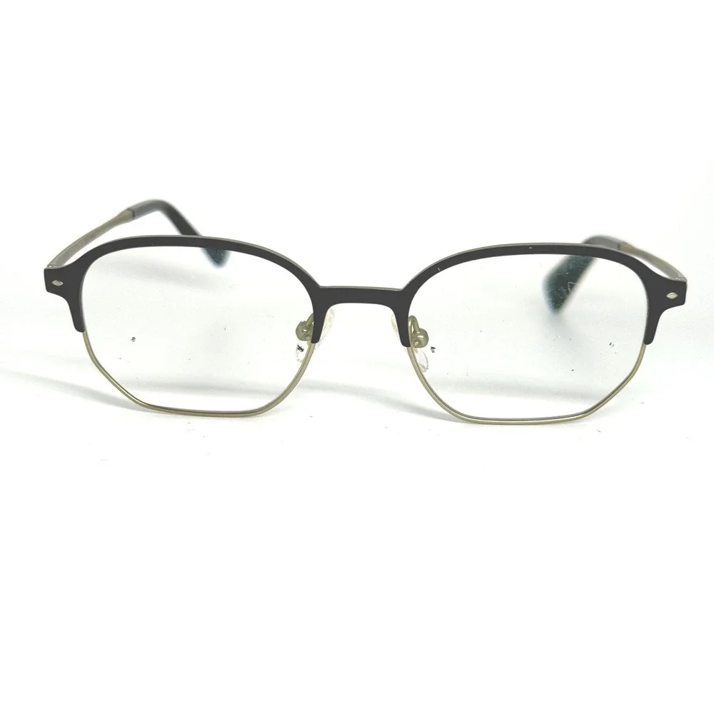 Seraphin Gibbs 8139 Titanium Eyeglasses Frames Gold Black 49-18-145 Japan